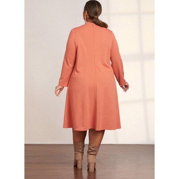 Simplicity Sewing Pattern 9644 R11673 Dress Knit Keyhole Misses Size 10-18 - Picture 5 of 10